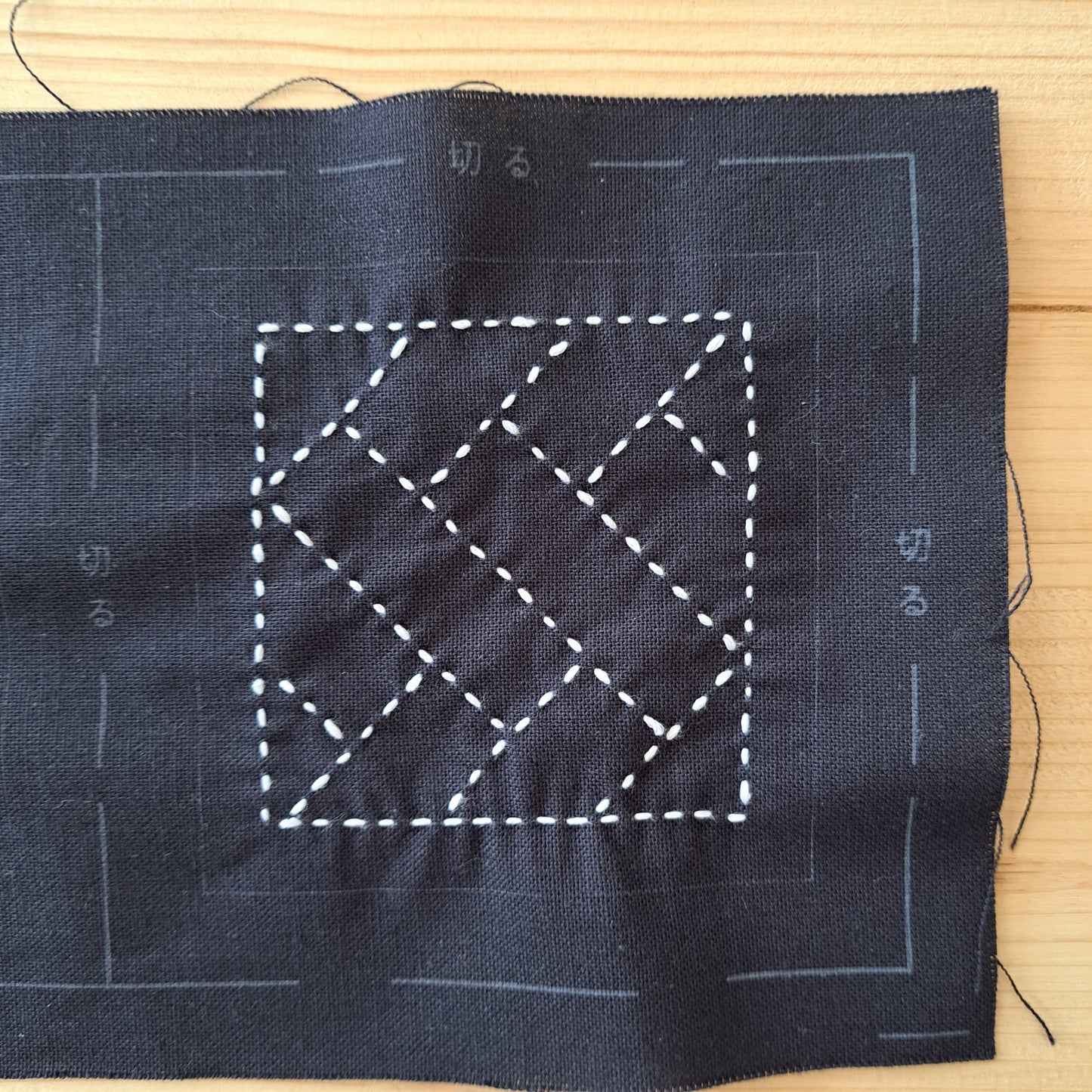 Sashiko Kits nur Stoffe oder Stoffe & Motive