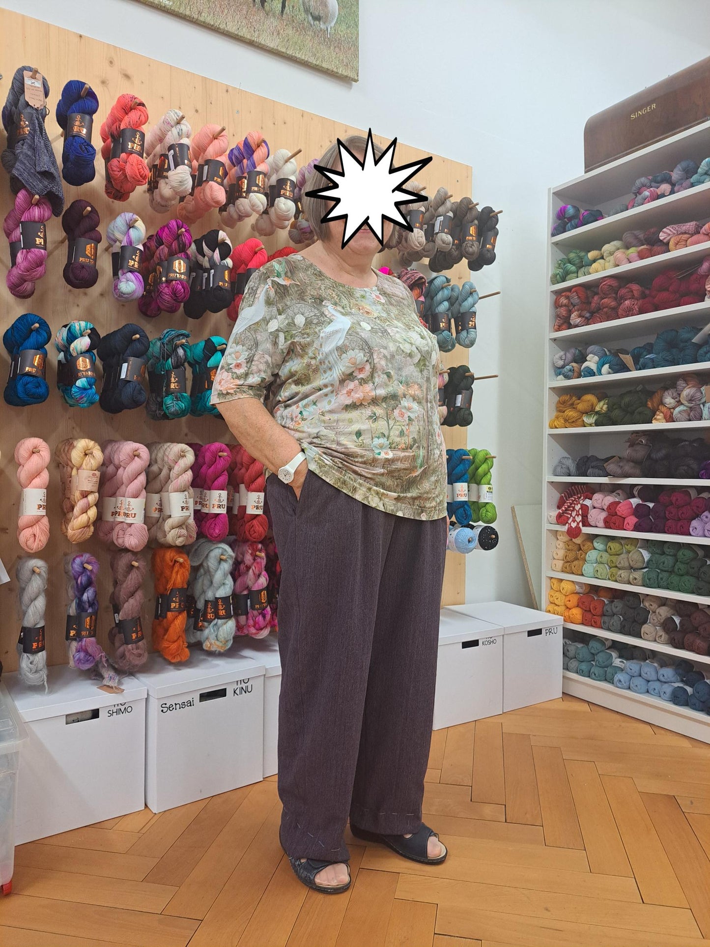 Nähkurs: Leinen/Baumwollhose