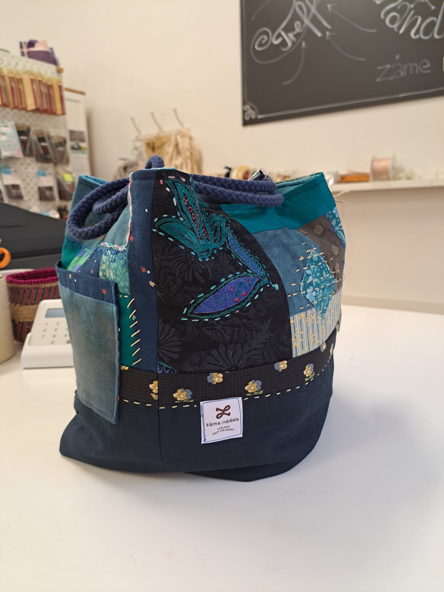 Strick- und Nähbeutel Komebukuro