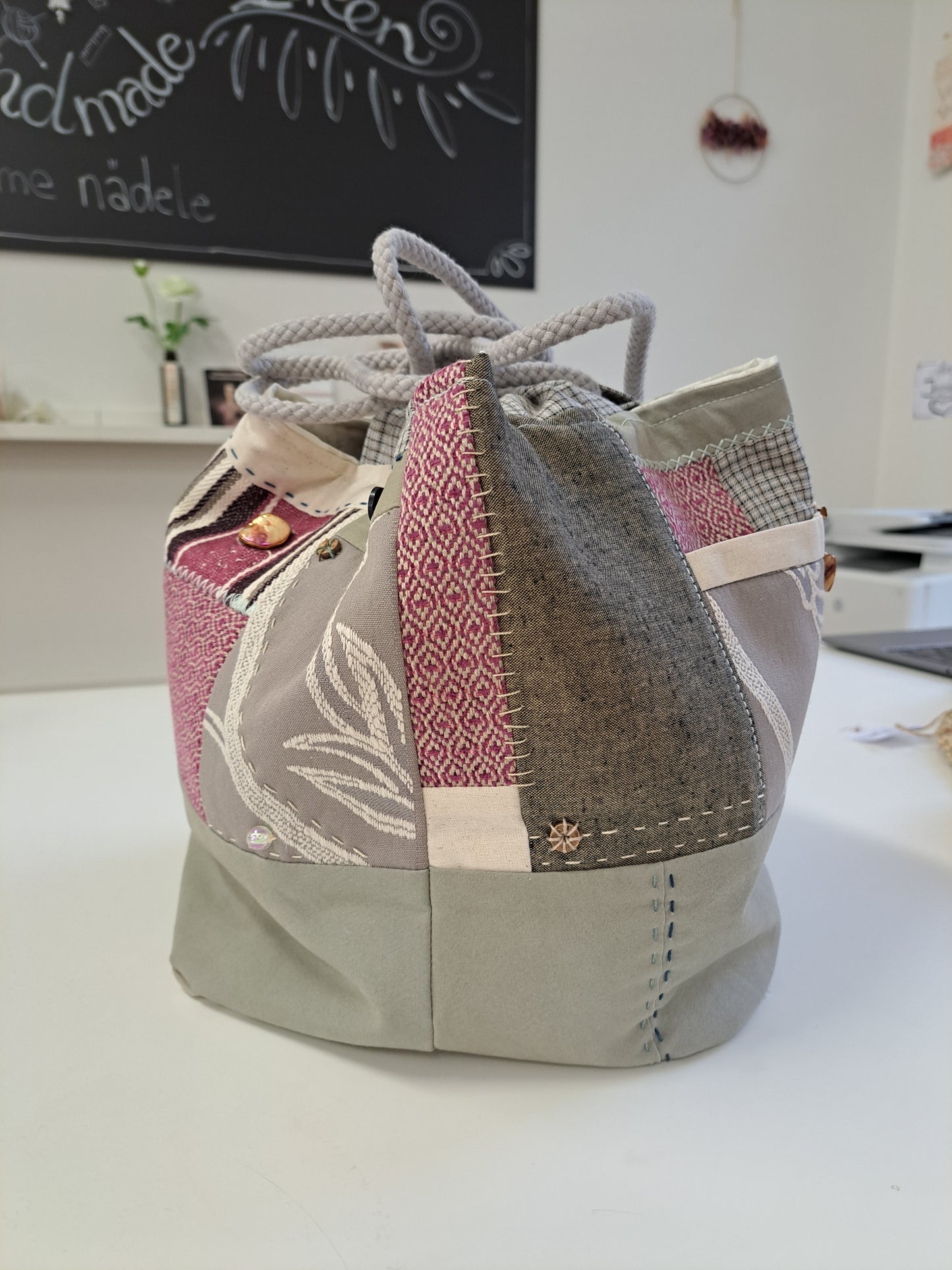 Strick- und Nähbeutel Komebukuro