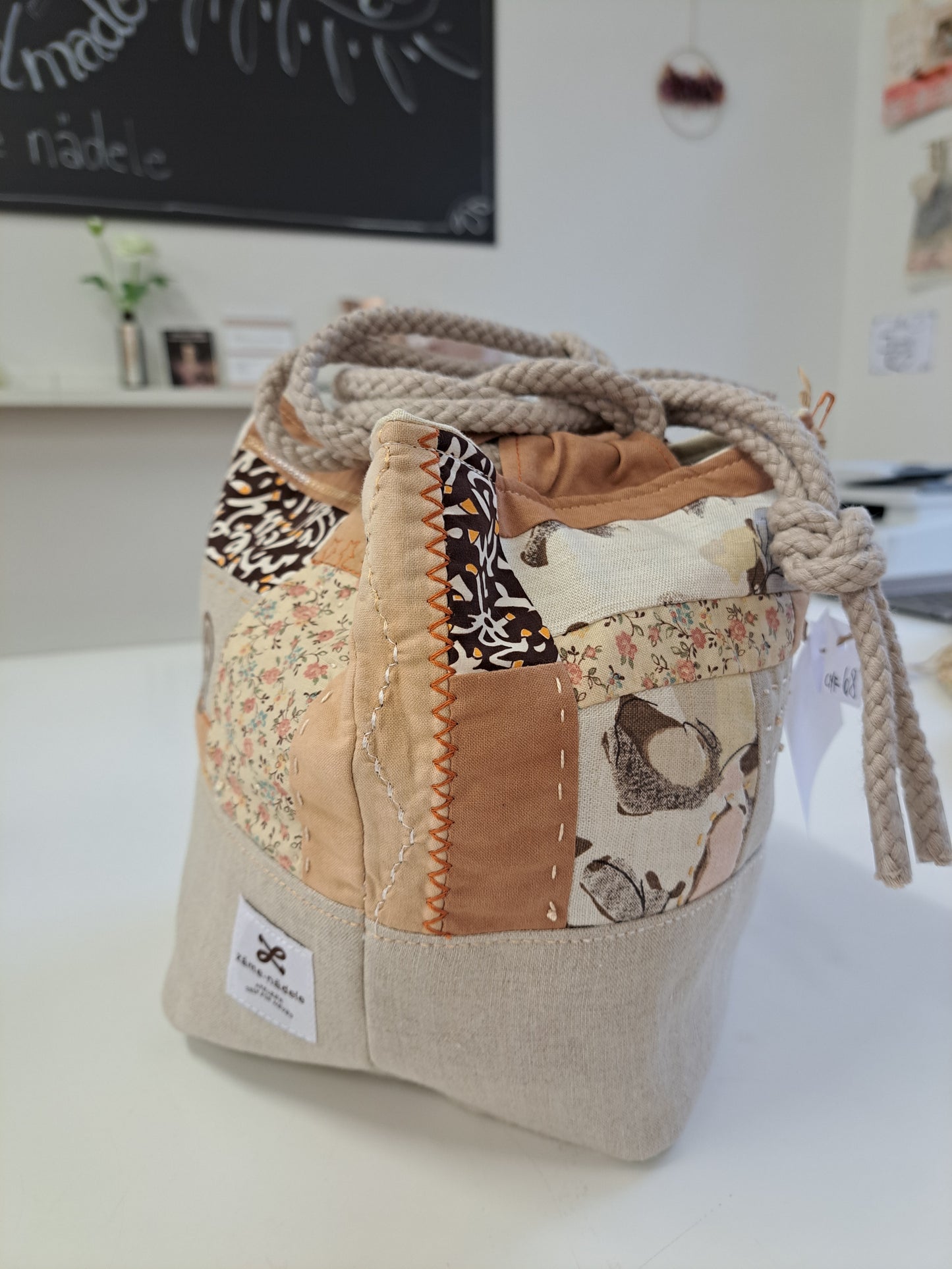 Strick- und Nähbeutel Komebukuro