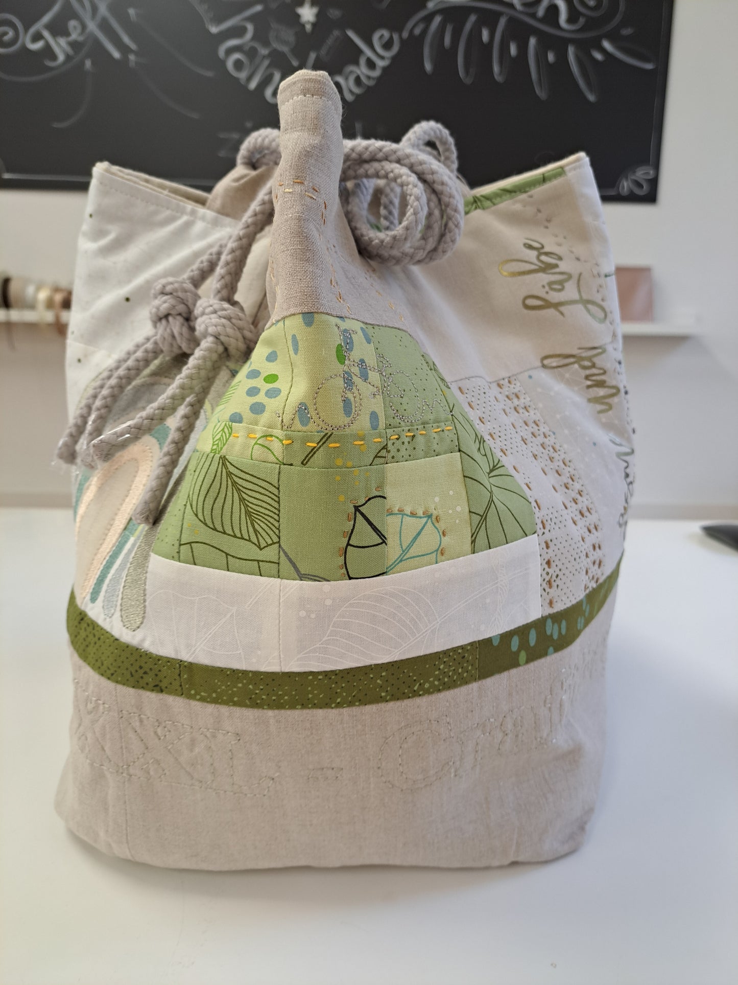 Strick- und Nähbeutel Komebukuro