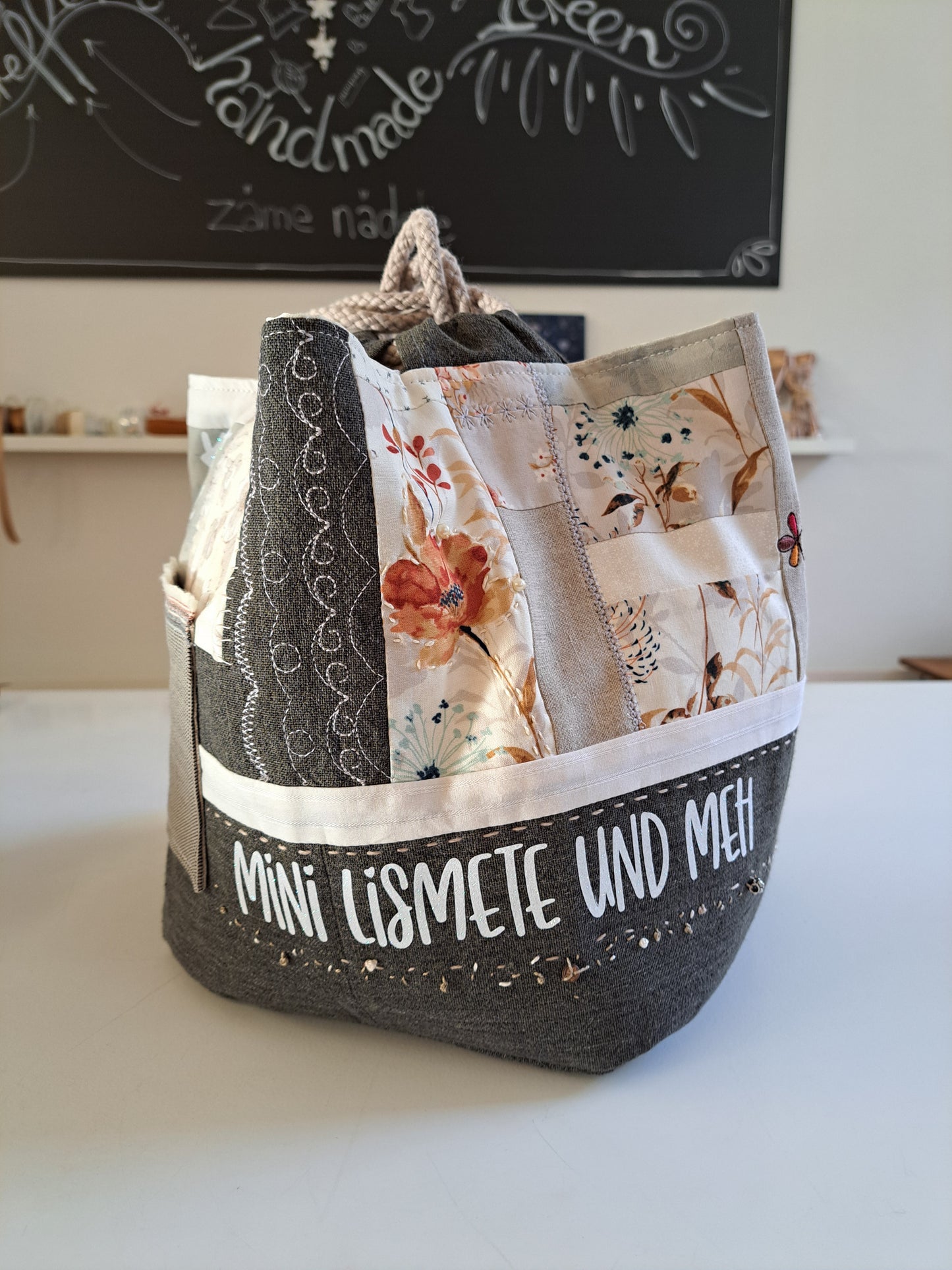 Strick- und Nähbeutel Komebukuro