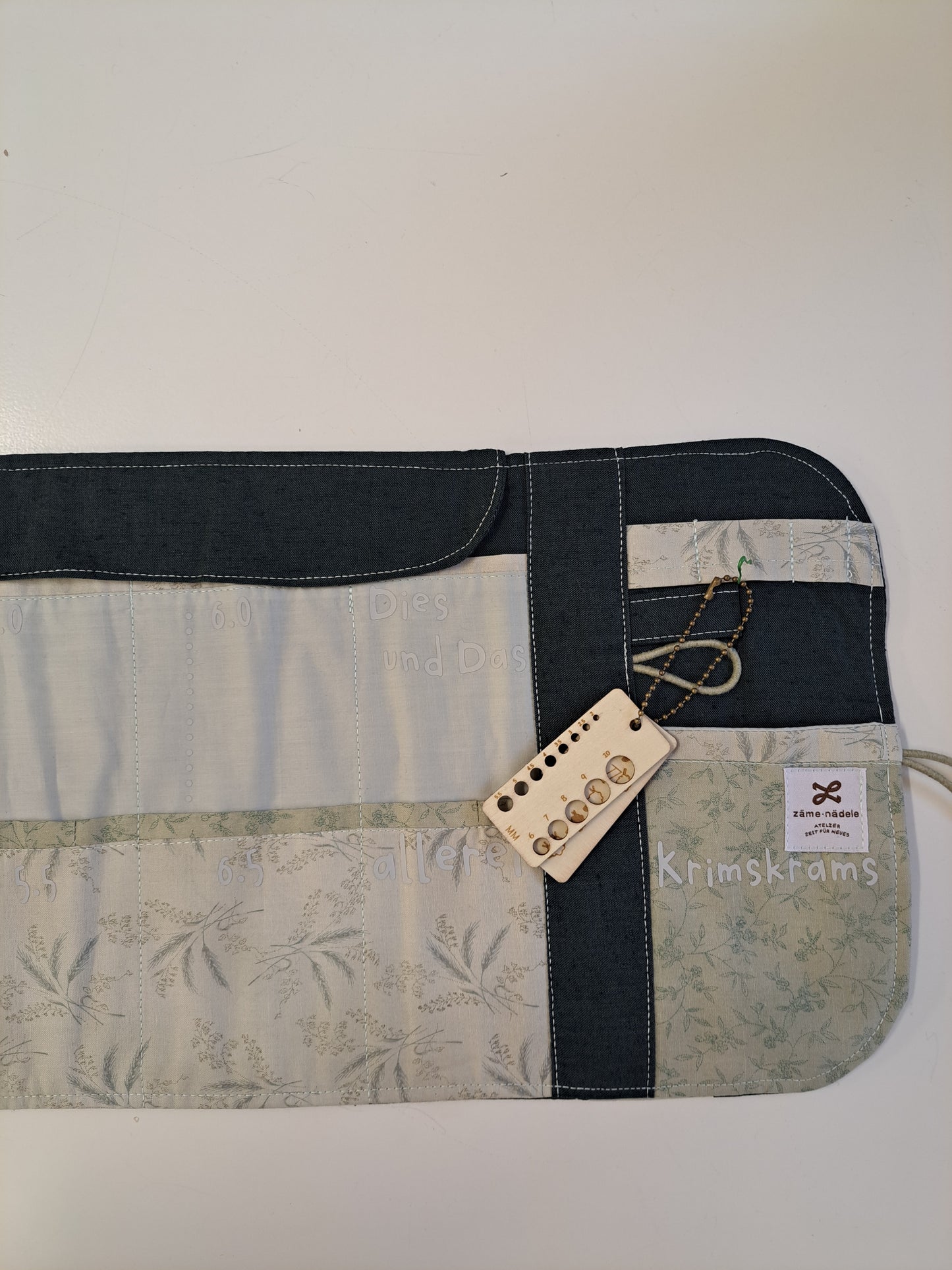 Stricknadelrolle Spitze & Seile