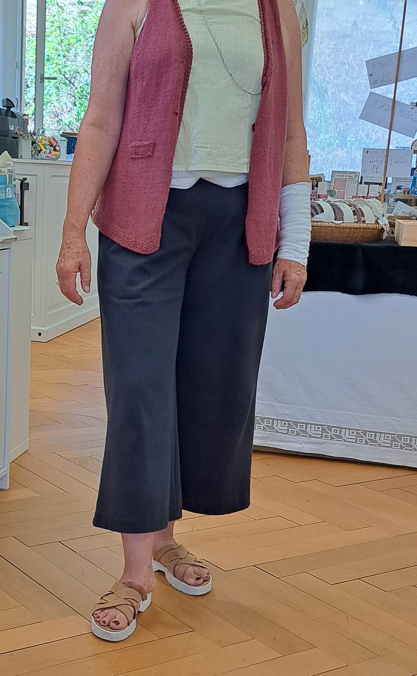 Nähkurs: Leinen/Baumwollhose