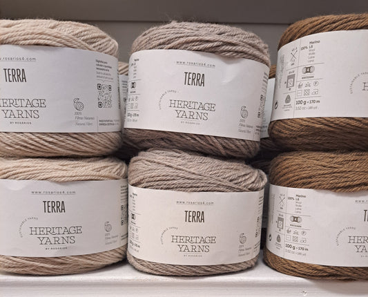 Rosàrios4 Terra Heritage Yarns 100%Wolle